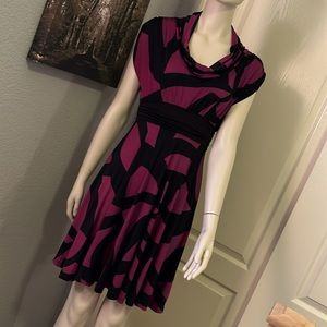 Cowl neck dress